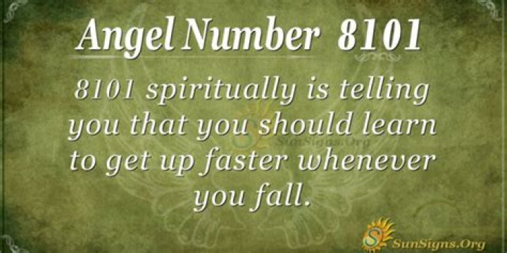 Angel Number 8101 Meaning: Learning Life Lessons
