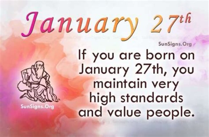 January 27 Famous Birthdays - SunSigns.Org