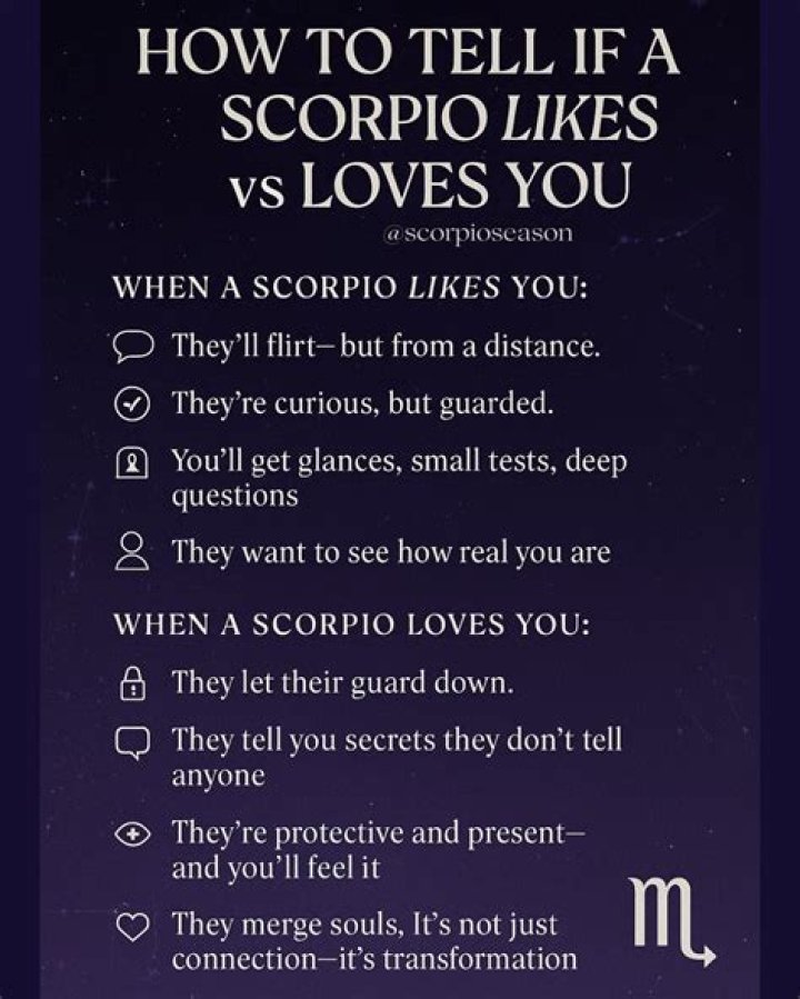 Signs a Scorpio Woman Likes You ·