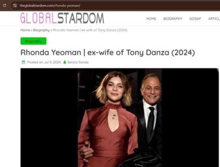 Who is Tony Danza's Ex-Wife Rhonda Yeoman?